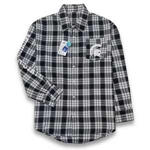 Michigan State Spartans / Flannel Shirt - NWT Mens Size XL - #45054-H1